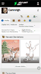 Mobile Screenshot of camreigh.deviantart.com