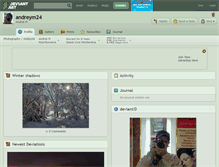 Tablet Screenshot of andreym24.deviantart.com