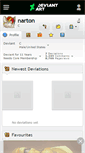 Mobile Screenshot of narton.deviantart.com
