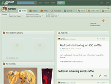 Tablet Screenshot of narton.deviantart.com