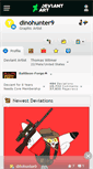Mobile Screenshot of dinohunter9.deviantart.com