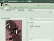 Tablet Screenshot of flor22.deviantart.com