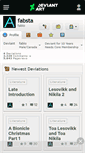 Mobile Screenshot of fabsta.deviantart.com