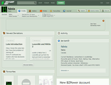 Tablet Screenshot of fabsta.deviantart.com