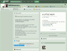 Tablet Screenshot of fab-resources.deviantart.com