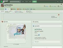 Tablet Screenshot of perfectdivas.deviantart.com