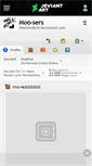 Mobile Screenshot of moo-sers.deviantart.com