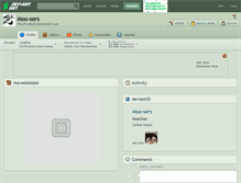 Tablet Screenshot of moo-sers.deviantart.com