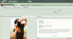 Desktop Screenshot of dearestmydarling.deviantart.com