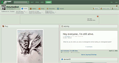 Desktop Screenshot of disturbeddoll.deviantart.com