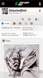 Mobile Screenshot of disturbeddoll.deviantart.com