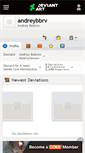 Mobile Screenshot of andreybbrv.deviantart.com