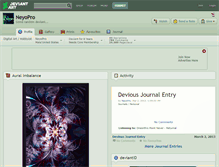 Tablet Screenshot of neyopro.deviantart.com