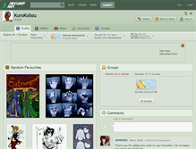 Tablet Screenshot of kurokosou.deviantart.com