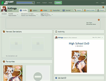 Tablet Screenshot of kothoga.deviantart.com