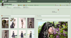 Desktop Screenshot of catarina-stock.deviantart.com