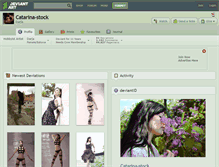 Tablet Screenshot of catarina-stock.deviantart.com