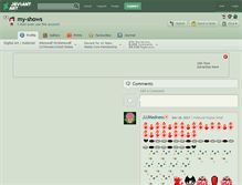 Tablet Screenshot of my-shows.deviantart.com
