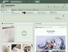 Tablet Screenshot of cheerfulpichu.deviantart.com