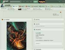 Tablet Screenshot of loren86.deviantart.com