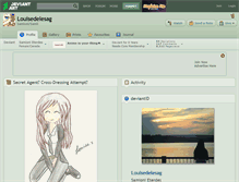 Tablet Screenshot of louisedelesag.deviantart.com