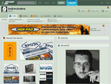 Tablet Screenshot of andrewardena.deviantart.com