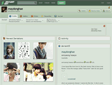 Tablet Screenshot of maydonghae.deviantart.com