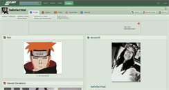 Desktop Screenshot of isabelacristal.deviantart.com