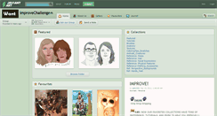 Desktop Screenshot of improvechallenge.deviantart.com