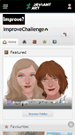 Mobile Screenshot of improvechallenge.deviantart.com