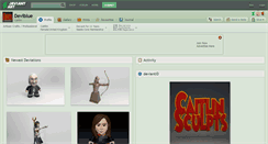 Desktop Screenshot of deviblue.deviantart.com