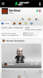 Mobile Screenshot of deviblue.deviantart.com