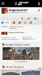 Mobile Screenshot of dragonslairart.deviantart.com