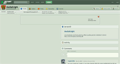 Desktop Screenshot of mediaknight.deviantart.com