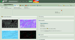 Desktop Screenshot of hisprinkleberry.deviantart.com