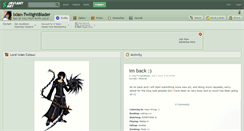 Desktop Screenshot of ixian-twilightblader.deviantart.com