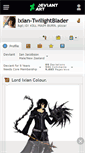 Mobile Screenshot of ixian-twilightblader.deviantart.com