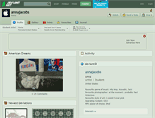 Tablet Screenshot of annajacobs.deviantart.com