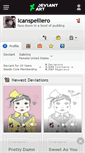 Mobile Screenshot of icanspelliero.deviantart.com