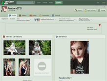 Tablet Screenshot of pandora2721.deviantart.com