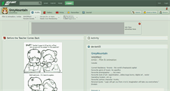 Desktop Screenshot of greymountain.deviantart.com