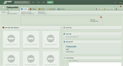 Desktop Screenshot of fukkyou666.deviantart.com
