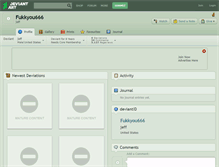 Tablet Screenshot of fukkyou666.deviantart.com