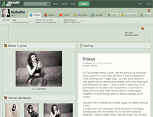 Tablet Screenshot of molkette.deviantart.com