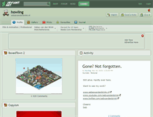 Tablet Screenshot of howling.deviantart.com