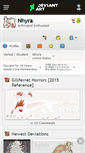 Mobile Screenshot of nhyra.deviantart.com
