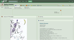Desktop Screenshot of destiny-dreamer.deviantart.com