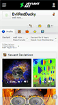 Mobile Screenshot of evilredducky.deviantart.com