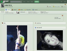 Tablet Screenshot of nikki1814.deviantart.com