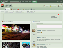 Tablet Screenshot of mizzmorgie.deviantart.com